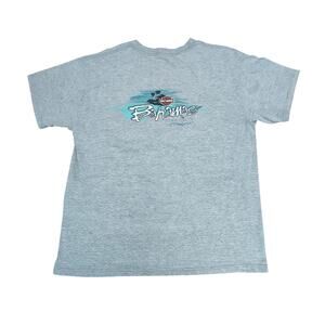 Vintage Harley Davidson Double Sided Graphic Bahamas Map Short Sleeve Size Large